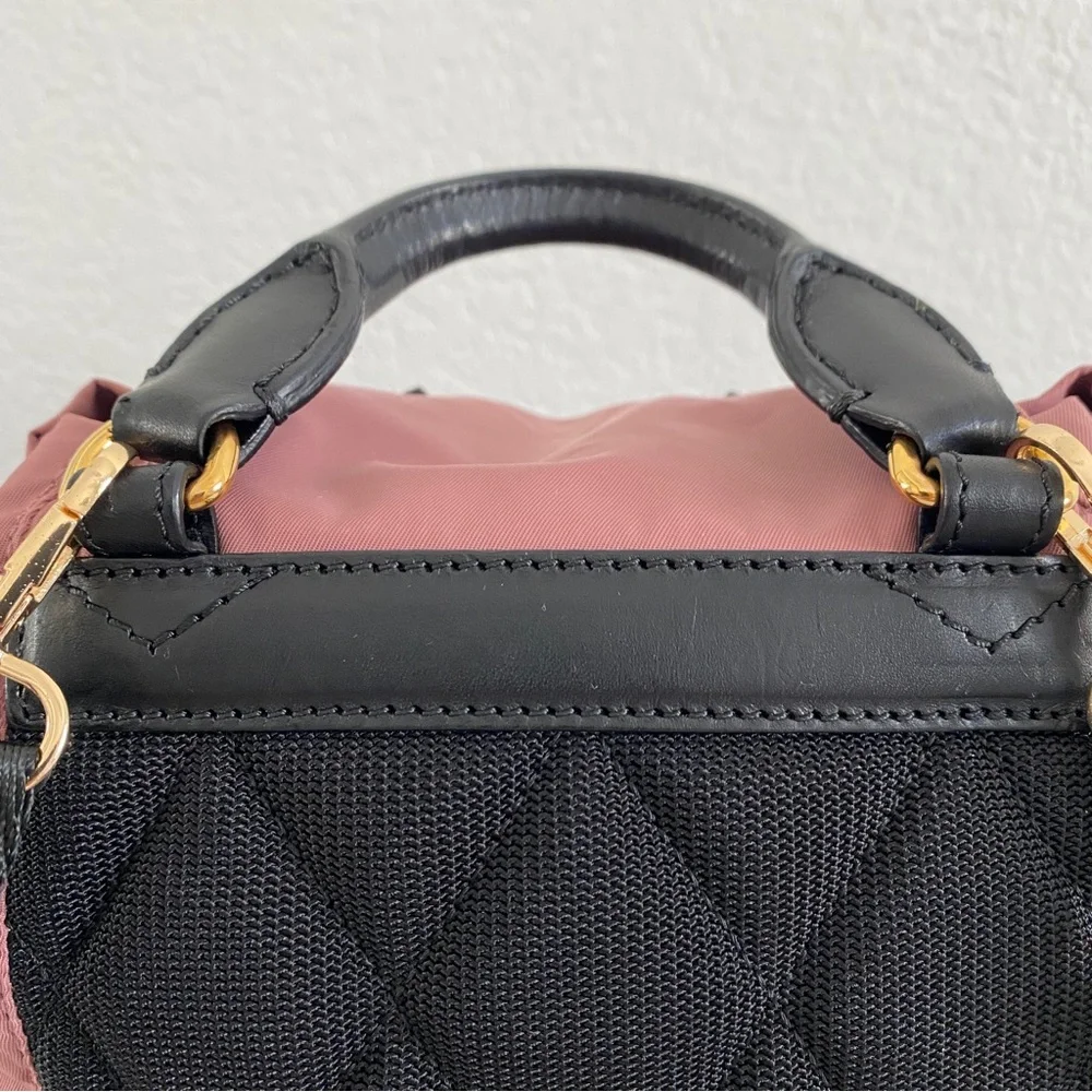 Burberry small Pink nylon Backpack